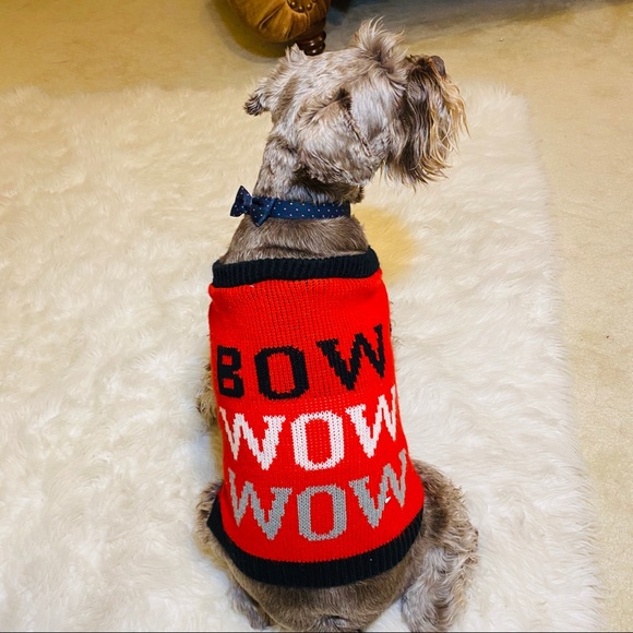 Old Navy Other - Old Navy Bow Wow Dog Sweater